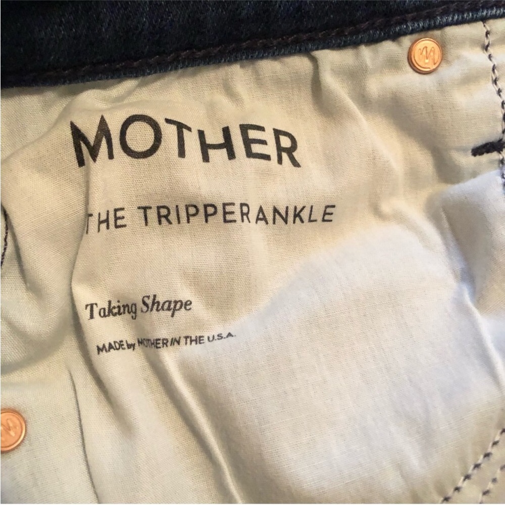 MOTHER The Tripper Ankle Jeans Taking Shape Dark Wash - Picture 9 of 11